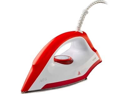 AEG LB1300 Plancha Seco, Control de Potencia, Suela Acero Inoxidable