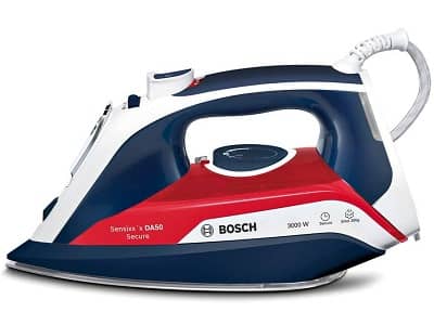 Bosch TDA5030110 Plancha de Vapor constante,Vapor vertical, Antigoteo, Triple sistema de limpieza