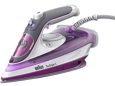 Plancha de vapor con Golpe de Vapor 200 g/min. Suela FreeGlide 3 D. 2.700 vatios. Diseño ergonómico y plena potencia.