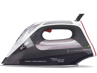 Solac CVG9510 Intelligent Evolution Sensor-Centro de Planchado Compacto,2600W, Eco y Turbo, Supervapor 180g/min