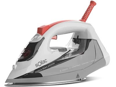 Solac PV2004 Plancha de Vapor, 2400 W, Blanco