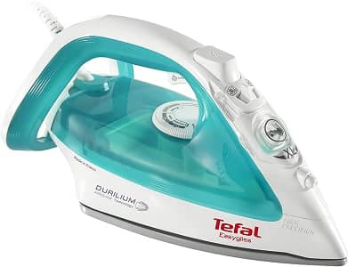 Tefal Easygliss FV3951 Plancha de vapor con función de refuerzo de vapor, de vapor vertical, espray, 2400 W