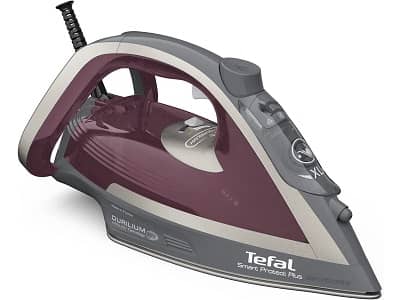 Tefal Smart Protect Plus FV6870, Plancha de vapor con tecnología Smart Temp, Suela Durilium Airglide, 2800 W